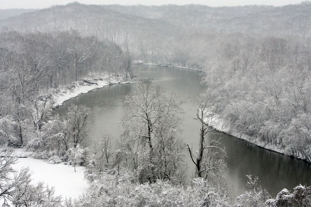 Meramec River view from Castlewood State Park